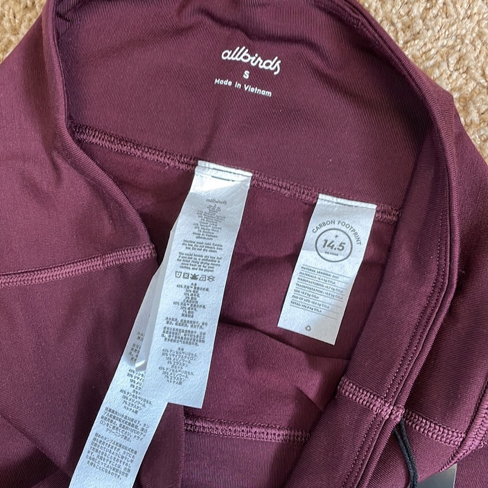Allbirds Women's Natural Legging Aubergine - Picture 7 of 11